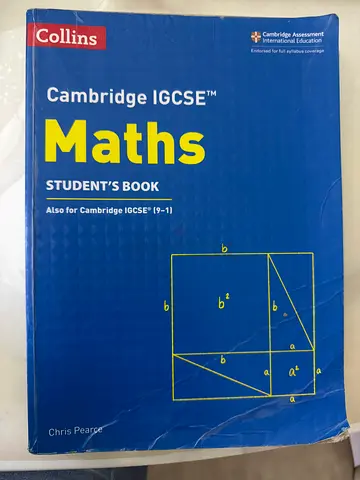 Cambridge IGCSE Maths Student Book by Collins - Back to school offer