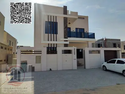 For sale in Al Zahia area | Luxury villa with 7 bedrooms, majlis, living room and roof, price inclu