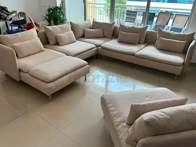IKEA Soderhamn U Shape Sofa Beige Excellent Condition