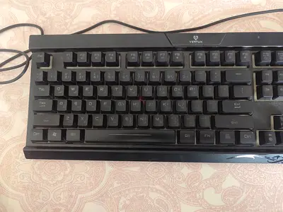 Wired Vertux Amber Pro Performance Mechanical Gaming Keyboard- Cleaned, Very Good Condition, Used