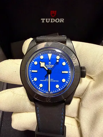 Tudor black bay ceramic blue F1