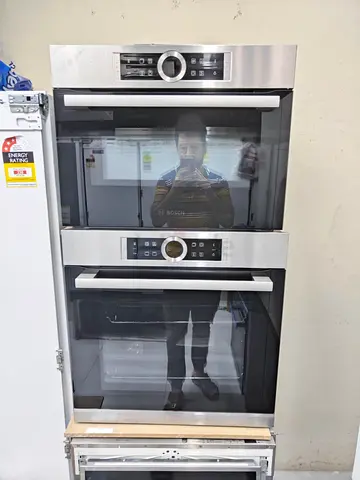 Bosch latest model series 8 electric oven and microwave set built-in integrated model