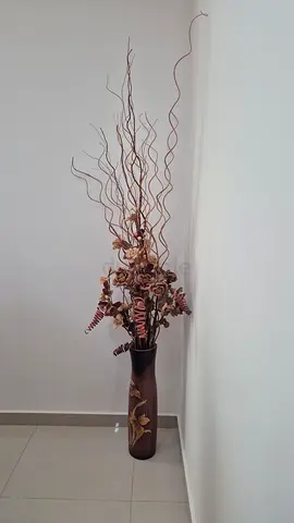 Dried Decorative Wooden Flower Bouquet - Natural Tones