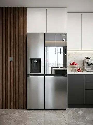 LG Stainless Steel Side-by-Side Refrigerator – Water Dispenser | Excellent Condition