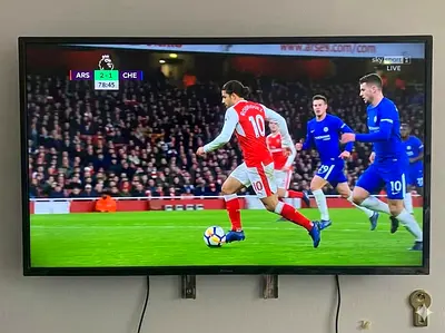 55 inch Wall-Mounted LED TV in Good Working Condition