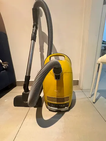 Used yellow miele vacuum cleaner - very good working condition