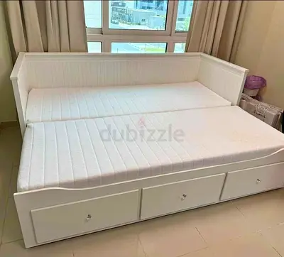 Ikea hemnes day bed with mattress 2