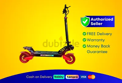 Wind Horse Electric Scooter 3600W 65KM Range 80KM Speed, H8 - Red | Brand New |  Warranty | FREE  De