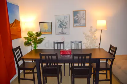 Urgent Sale IKEA Extendable Dining Table 190 cm With 6 IKEA Chairs | Neat & Clean Multipurpose Table