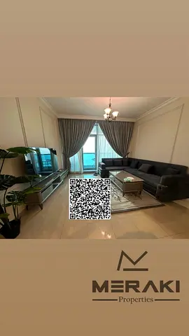 إطلالة بحرية بالكامل غرفتين وصاله تسليم فوري بسعر الكاش للتملك الحر في افضل مواقع عجمان