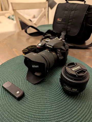 Nikon D3300 with 2 extra lenses