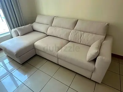 Ikea Eskilstuna L shape sofa bed with storage