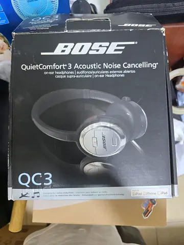 Bose QuietComfort 3 QC3 Active Noise Cancelling Headphones - Used, Boxed