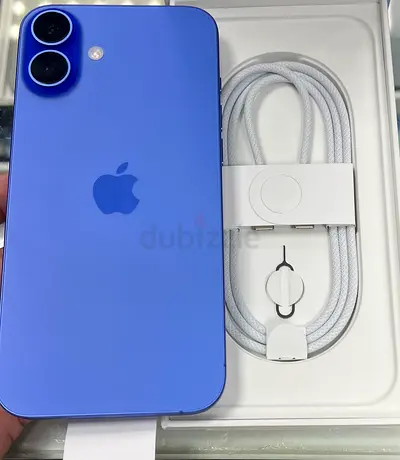 Apple iPhone 16 Plus 128gb (Ultramarine) - Excellent Condition, Box & Cable Included