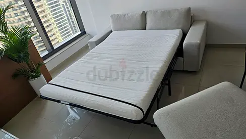 IKEA vimle Two Seater Sofa Bed Beige Excellent condition