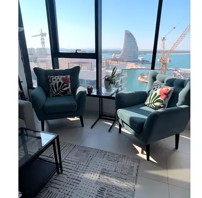 Blue Armchair