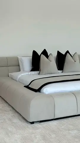 Modern Upholstered Low Profile Platform Bed Frame
