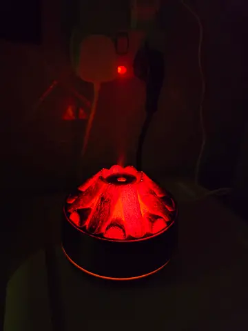 Compact LED Aroma Diffuser / Humidifier (working) - small bedside unit 150 ml - essence liquid