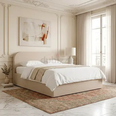 Bespoke Designer Hydraulic Storage Upholstered King Bed - 180x200 cm