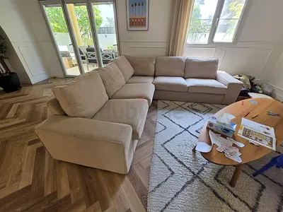 Ikea kivik corner sofa beige