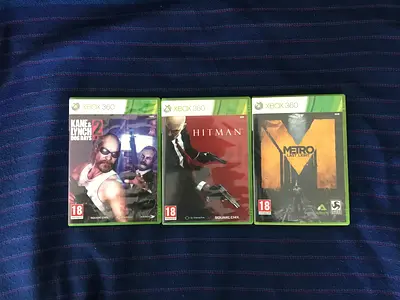 3 XBOX 360 GAMES FOR 100 AED