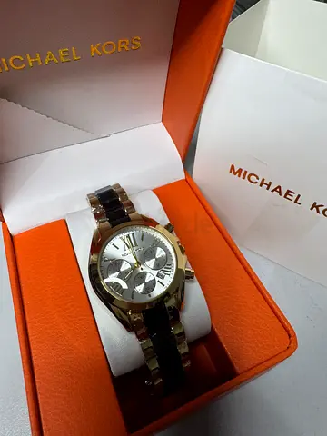 Michael Kors watch 2 tone with Box and Case