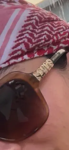 Bvlgari Tortoise Shell Sunglasses with Gold Temple Detail