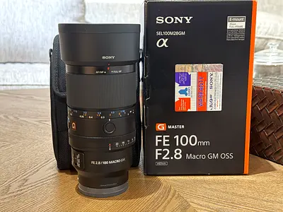 Sony FE 100mm F2.8 Macro GM OSS – Like New – UAE Warranty
