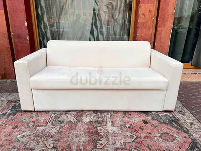 Italian comodo two seater sofa bed with mattress
