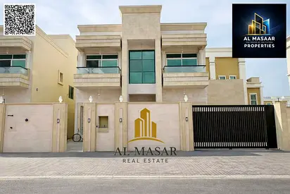 فيلا طابقين وروف في ارقي مناطق عجمان خلف السعودي الالماني بجوار مجمع المدارس تملك حر لجميع الجنسيات