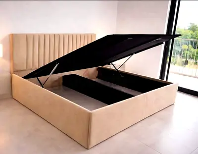 Brand new King size Hydrolic Storage bed with Mattress Available
