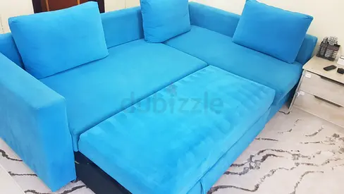 Sofa cum bed with storage in excellent condition