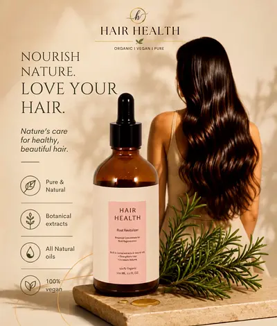 Hair Health Herbal Oil Root Revitalizer - 100% Natural, Brand New