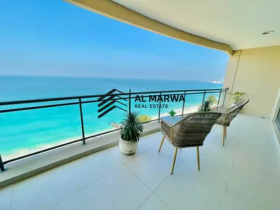 High ROI || Fully Renovated 3BR + Fully Furnished || Direct Beach View || Chiller Free || Private Beach Access || Free Hold