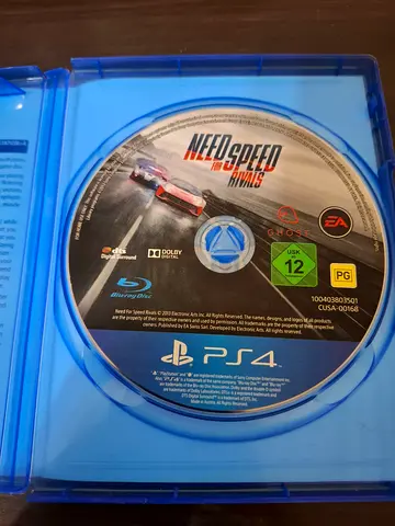 Need for Speed Rivals (PS4) disc in case - good condition