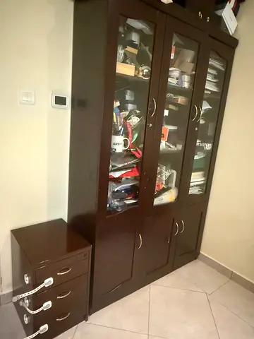 Wooden cabinet and drawers to give away due to departure