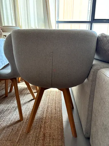 Dining table with 6 chairs