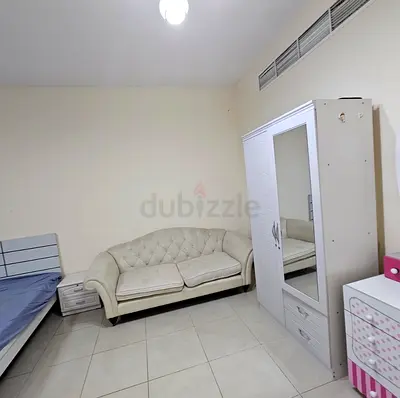 Fully furnished Hall Room available with private washroom in Sharjah Al Nahda for Asian only