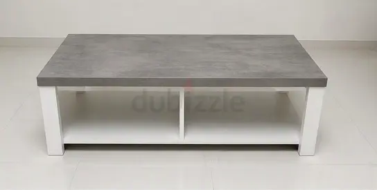 Modern look coffee table with storage shelf