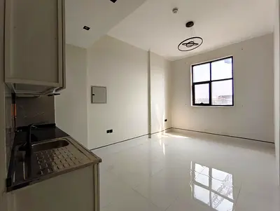 Like brand new species studio apartment with one bathroom available in outside, Al Jada or Al Zahia community.