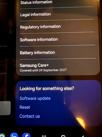 Samsung fold 7 — in a great condition, Samsung Care+ until Sep 2027