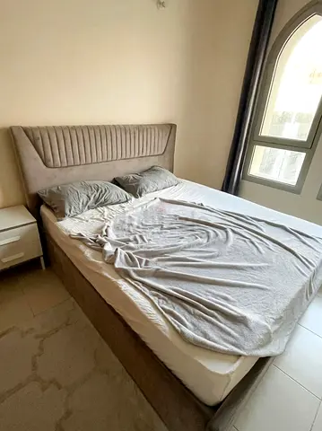 King Size Upholstered Bed Frame – Excellent Condition