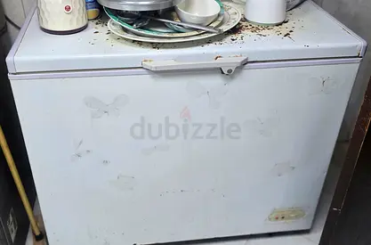 Used Chest Freezer - Compact, needs cleaning (white, 1-door)