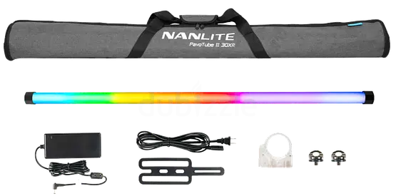 Nanlite PavoTube II 30X RGB LED Light Tube with Carry Bag & Accessories