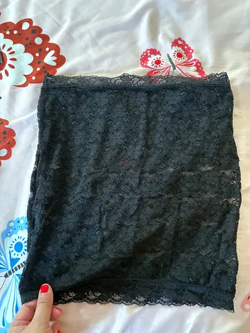 Black lace top