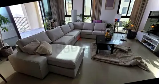 IKEA Kivik Corner U Shape Sofa Beige