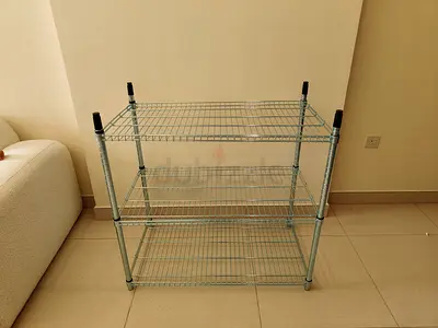3-Tier Metal Wire Shelving Unit