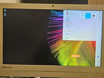 Lenovo All-in-One Desktop - 21.5" Screen, Windows 10, Good Working Condition