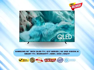 Samsung 98″ Inch QLED TV | Q7F Series | 4K UHD Vision AI Smart TV | Warranty | New | 2025 | 98Q7F