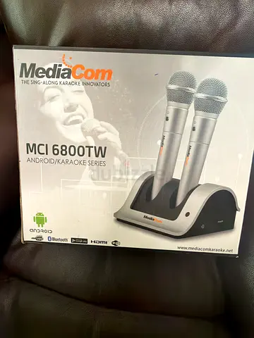 MediaCom MCI 6800TW Wireless Karaoke Microphone Set (2 mics)